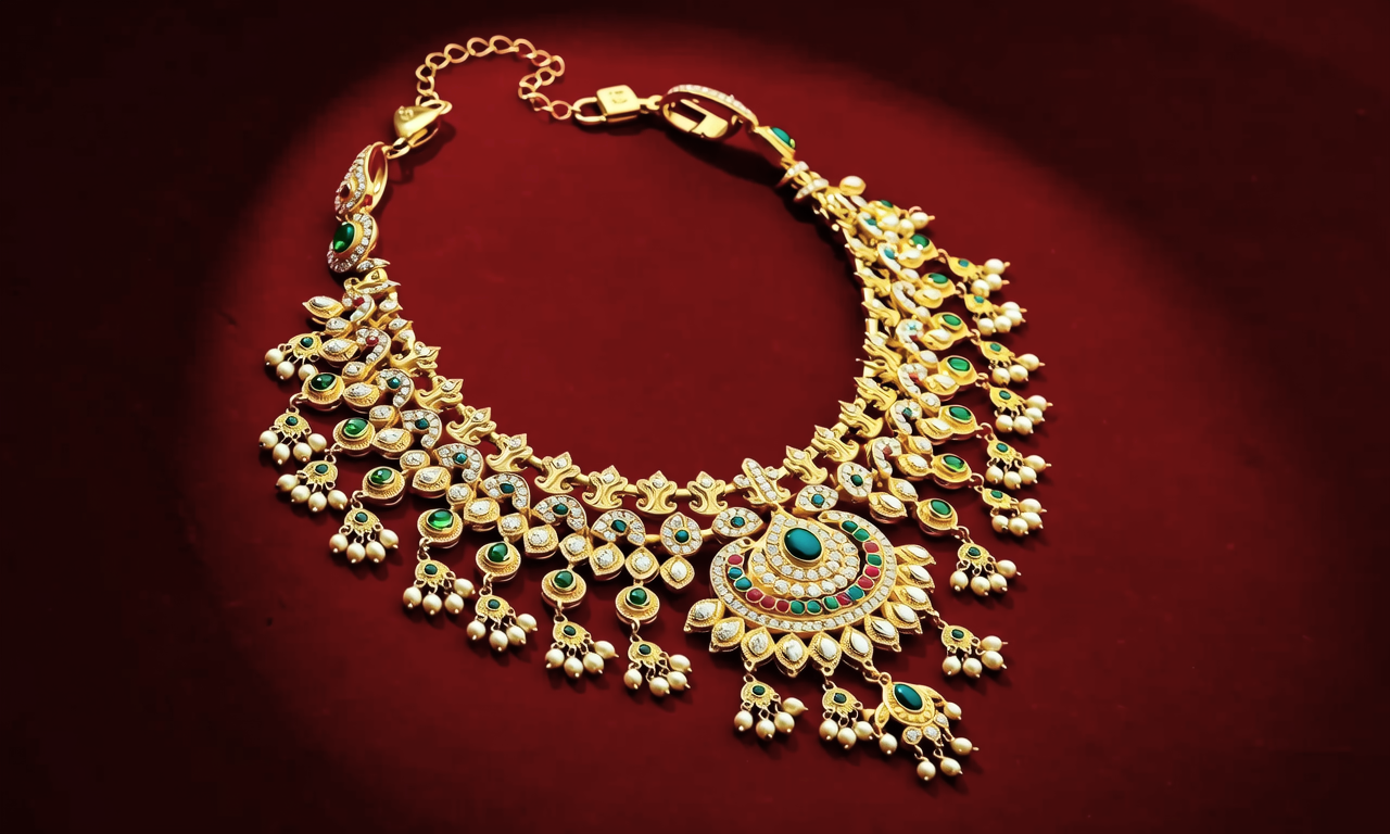印度黄金首饰图片欣赏
